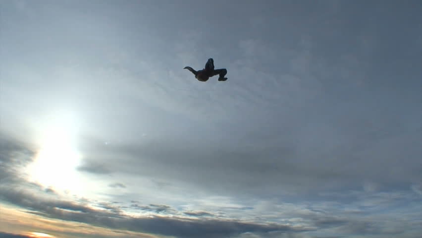 Skydiving video.