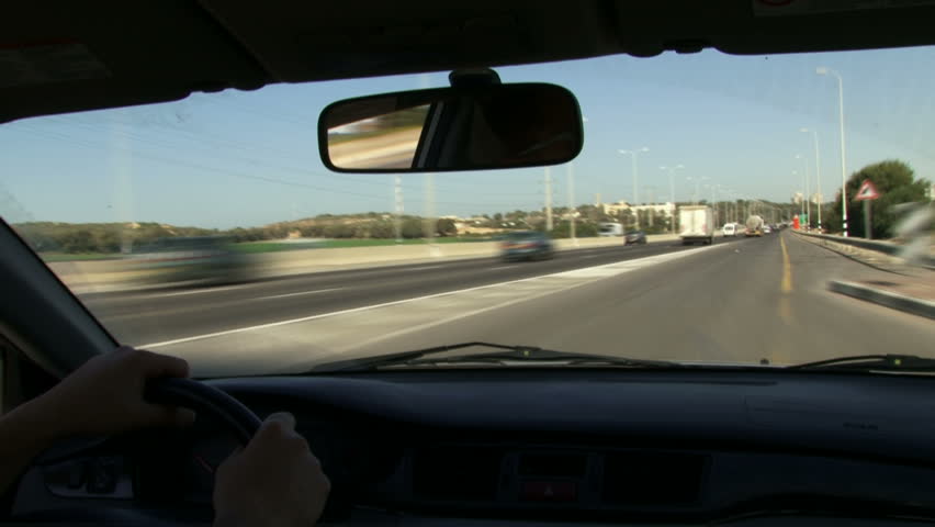 point of view day Highway driving Time-Lapse