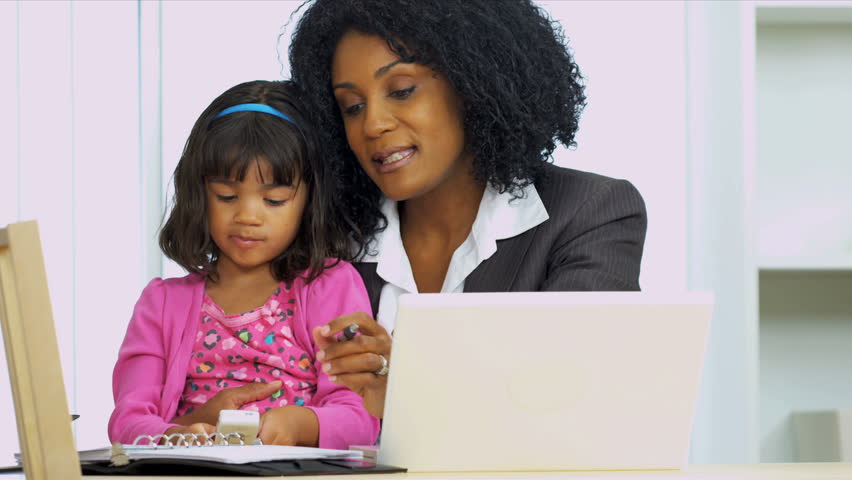 Working Mom With Pre School Daughter