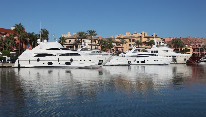 Marina in Sotogrande, Costa del Sol, Andalusia, Spain