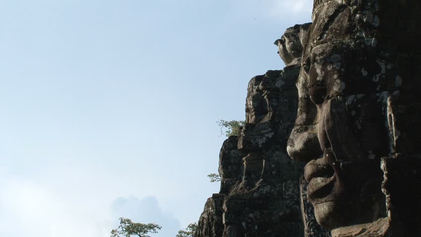 Ankor wat face zoomout Angkor Wat, Siem Reap, Cambodia