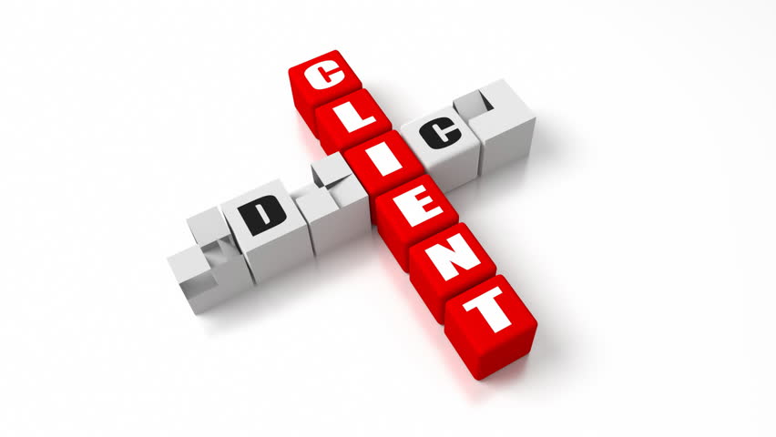 Client Advice crosswords. Part of a business concepts series.
