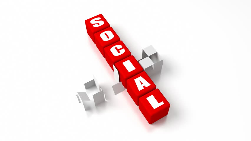 Social Media crosswords. Part of a business concepts series.