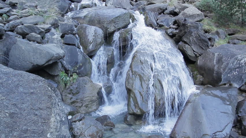Cotatuero waterfall. Ordesa valley. Pyrenees mountains. AragÃ³n province. Spain
