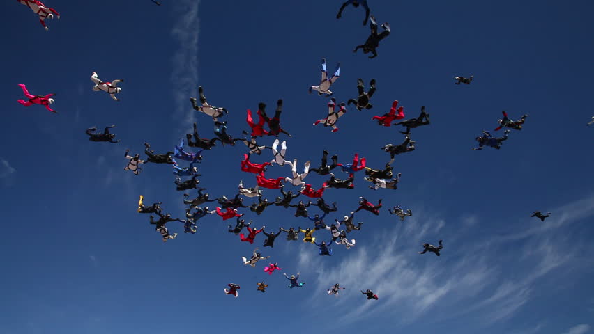 Skydiving Formation