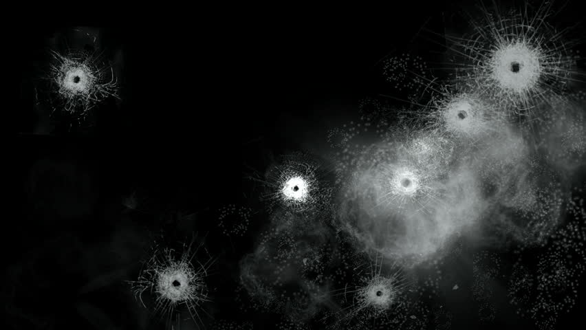 Gun shots in Glass