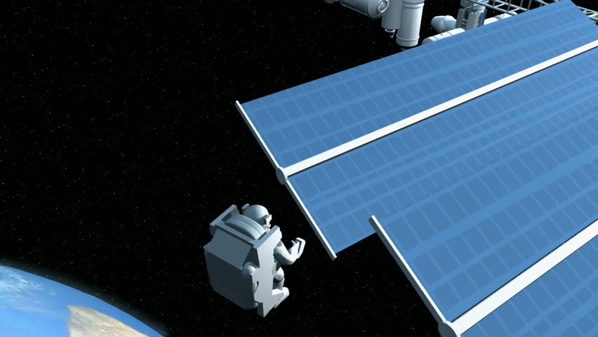 Astronaut space  Some elements of this image furnished by NASA.
