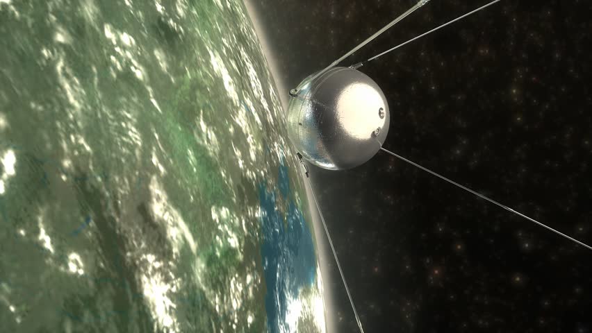1957 Sputnik 1 first artificial earth satellite.