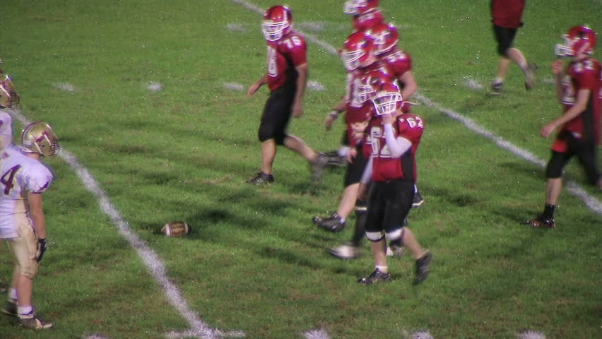 BUTLER - OCTOBER 26: Pendleton County Wildcat halfback, from Butler, KY, scores touchdown during a high school game against the Garrard County Golden Lions October 26, 2007 in Butler, Kentucky.