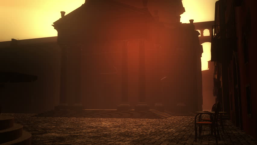 Rome Square 3D render