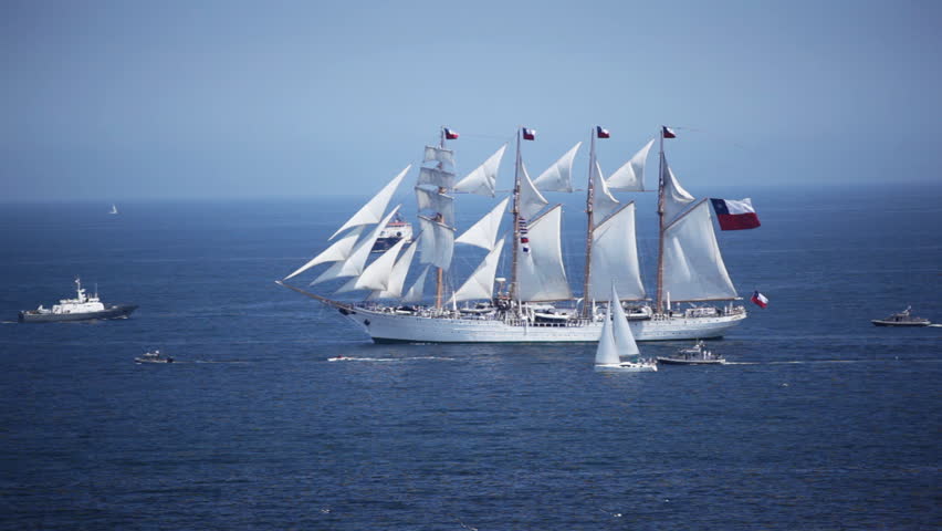 Old Chilean sailing ship.