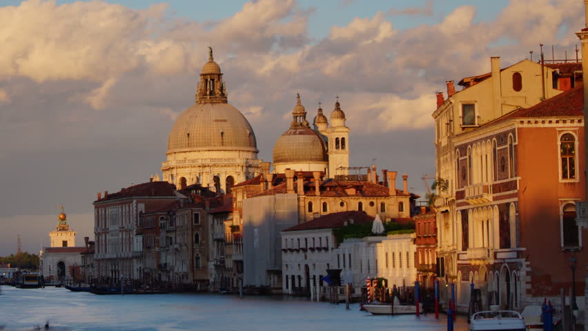Venice , Italy, view of Santa Maria della Salute