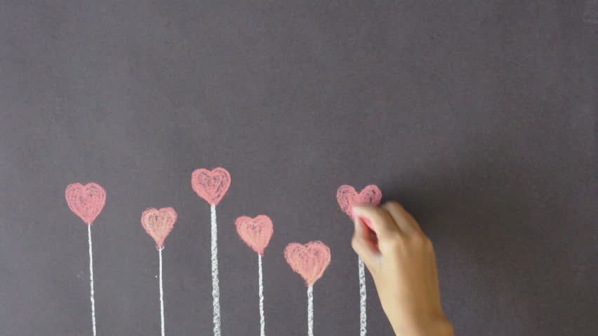 Heart Flower Background