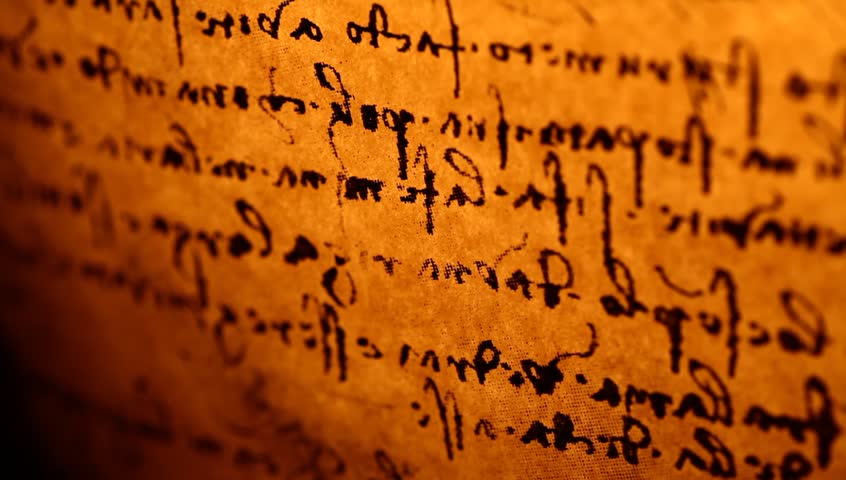 Leonardo's Da Vinci engineering drawing from 1503