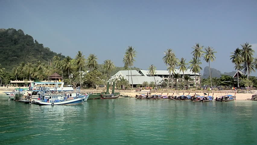 Long Tail Boats on Ao Loh Lam Beach