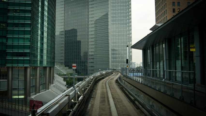 POV Tokyo tram timelapse