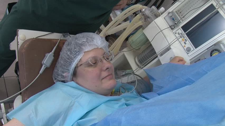 pregnant woman in hospital
