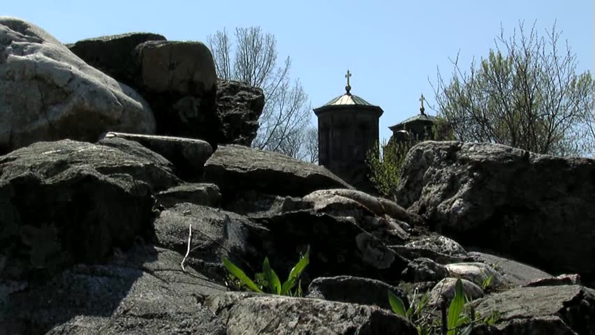 Serbian capital city and orthodox church Lazarica, XIV century