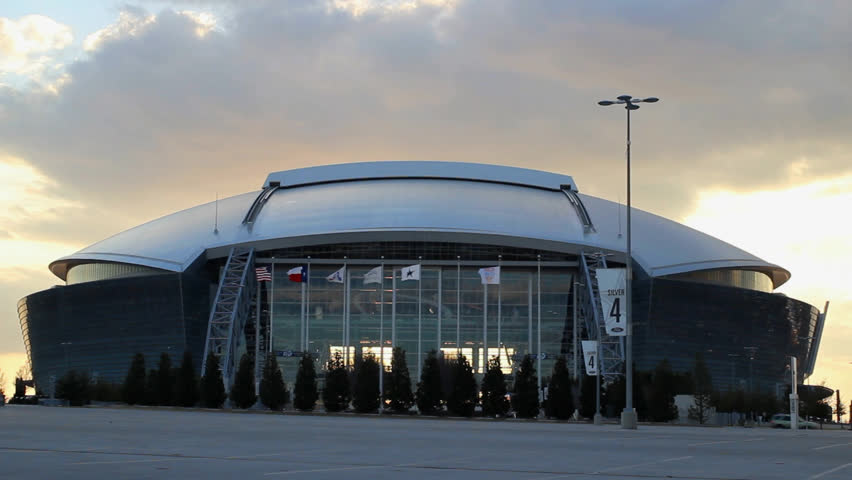 ARLINGTON - FEBRUARY 5th: Cowboys Stadium on February 5, 2013 in Arlington, Texas. Home of the NFL Dallas Cowboys since 2009. Also used by college football teams and others for sporting and non-sporting events.