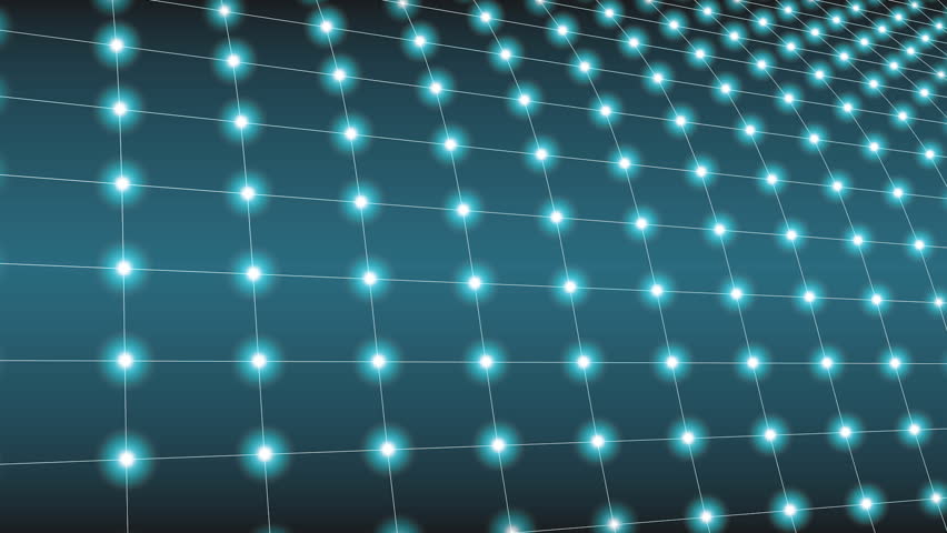 waved neon lattice