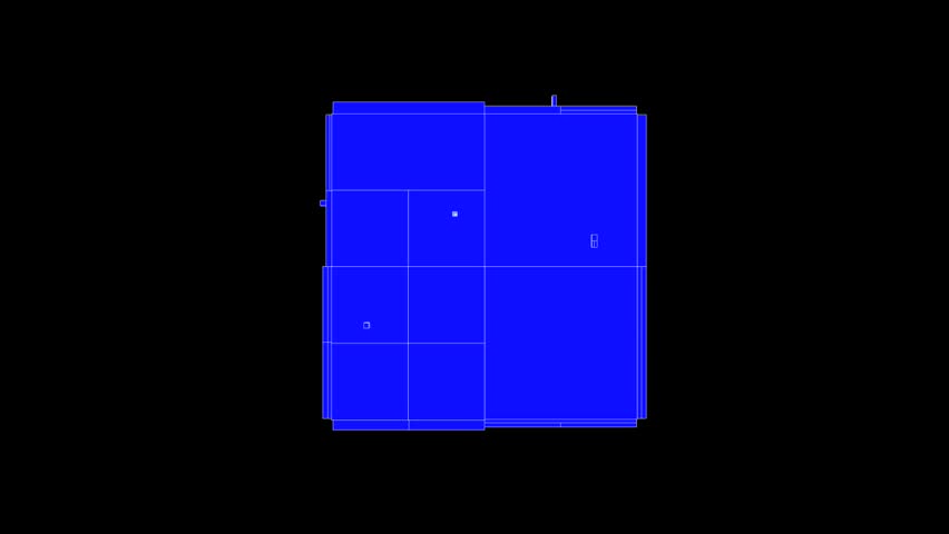 F 27  Growing Urban City Boxes From Cube Animation 02