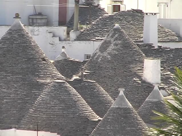 Alberobello is famous for his trulli. A trullo is a traditional Apulian stone dwelling with a conical roof.