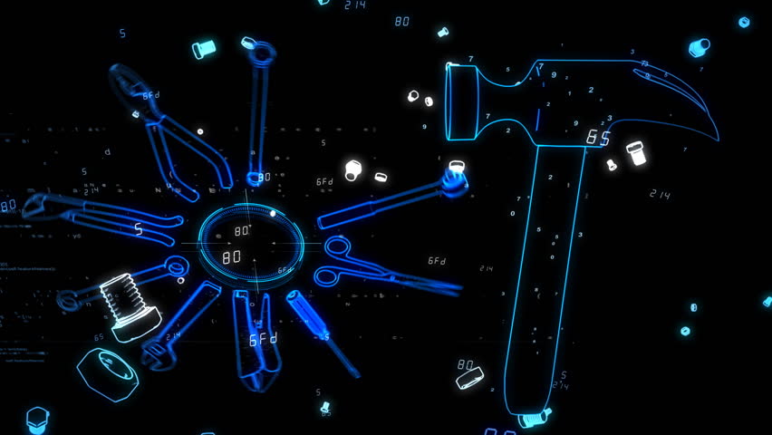 Digital Tools Concept