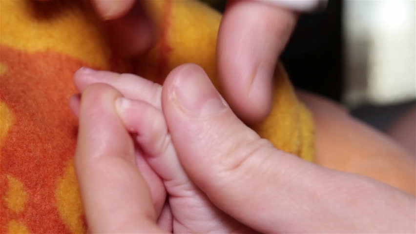 Trimming Baby`s Nails
