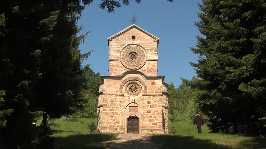 Orthodox Monastery Naupara XIV century,Serbia, 2012. August 10th