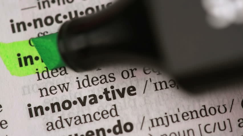 Definition of innovation highlighted in the dictionary