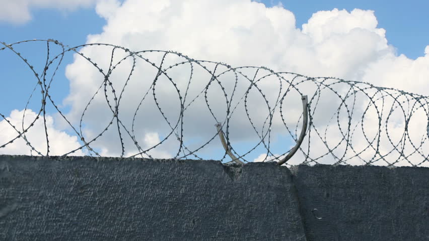 Sky Behind Barbed