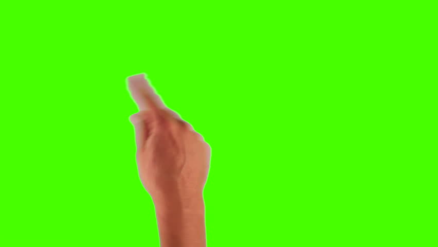 modern touch screen gestures in 1080p, 1920x1080 showing the uses of a tablet pc or ipad on a green screen. different gestures included.