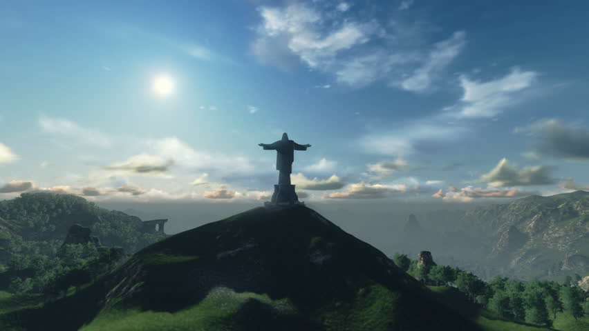 Christ the Redeemer Time Lapse Sunset, Rio de Janeiro