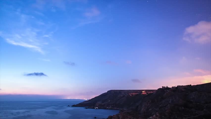 Cliffs at Night