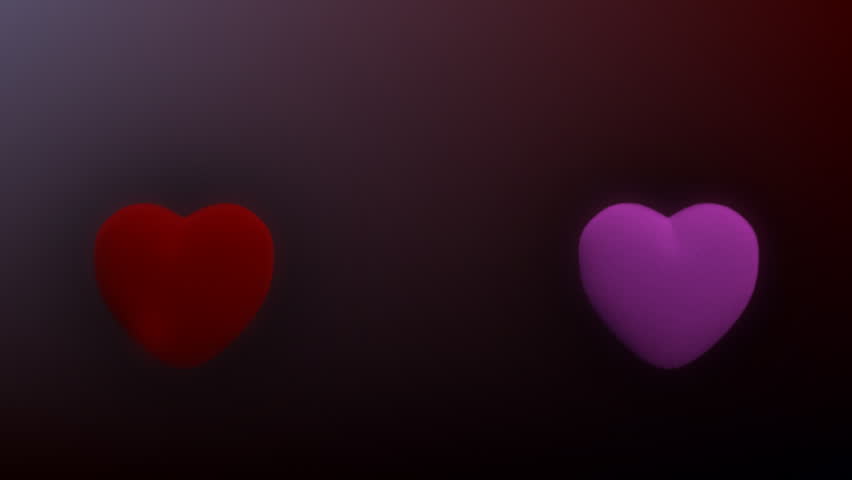Two Hearts with Alpha Channel