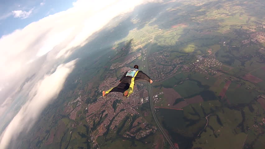 Skydive wing-suit
