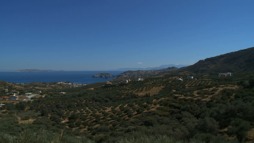  sloping coastline + sea at Ormos Ag.Pelagias, Crete Island