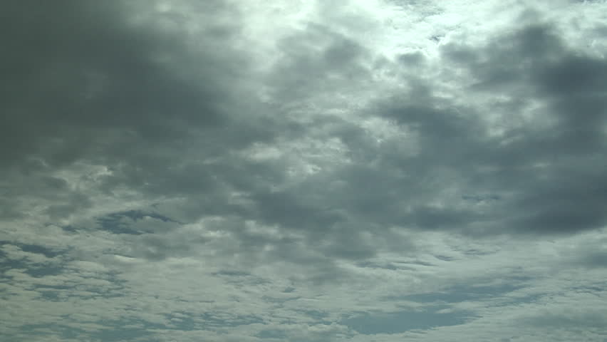Wavy Altocumulus. Middle layer clouds show evidence of wave propagation