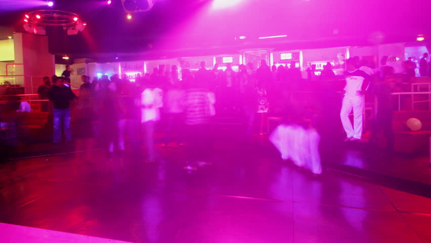 dancefloor of disco filling up