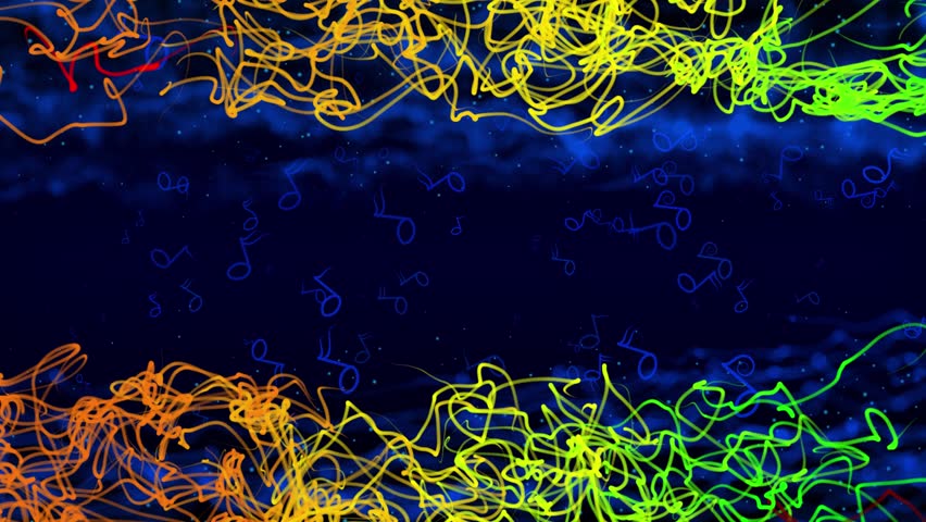 dynamic musical element background 