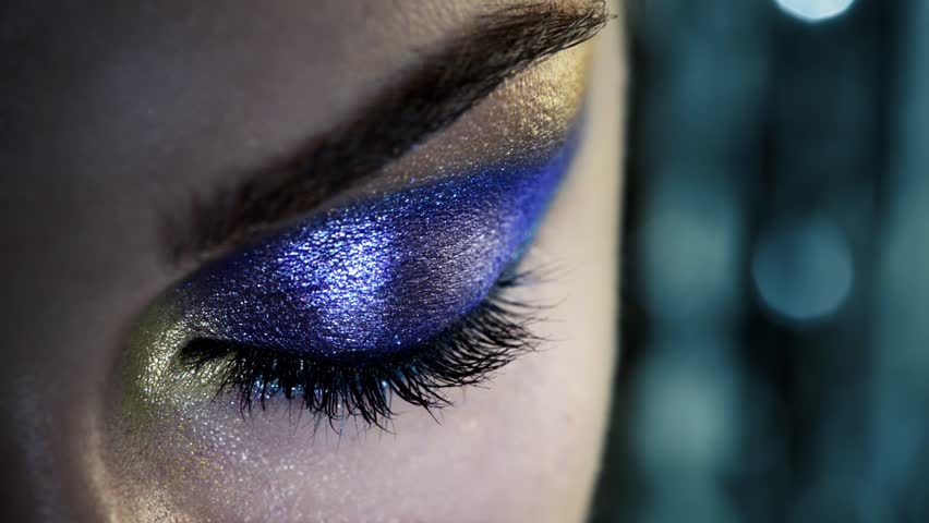 Human eye close up macro
