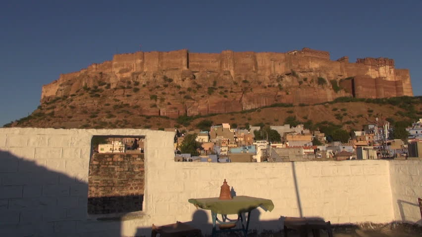 majestic Mehrangarh Fort in Jodhpur, Rjasthan, India