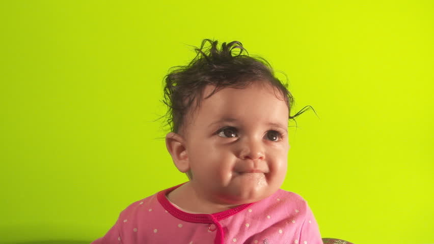 Green Screen Happy Baby