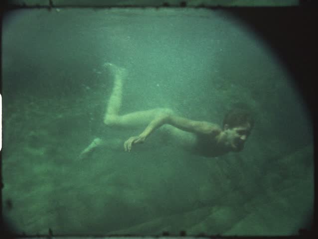 Vintage 8mm film: Snorkeling and diving, 1980s