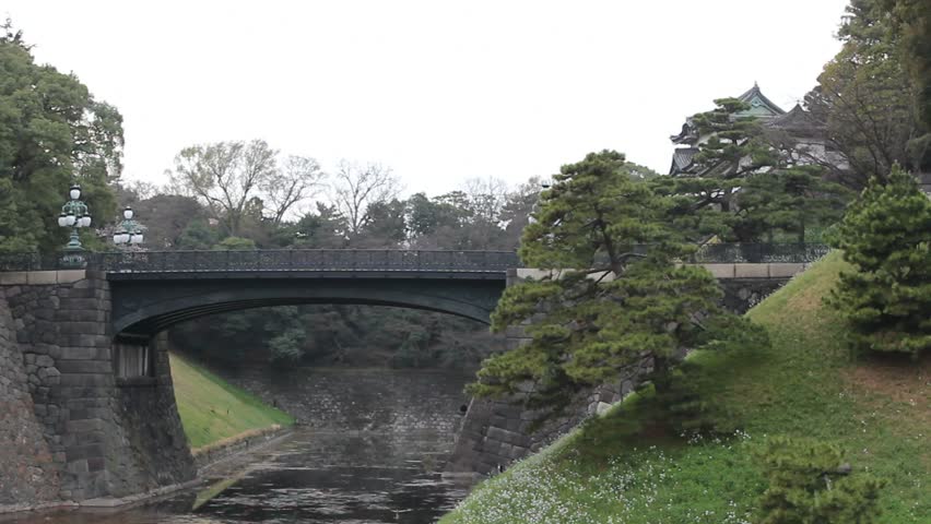 Emperor's palace in Tokyo, Japan