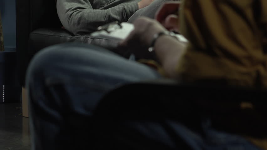 Young man at a therapy session