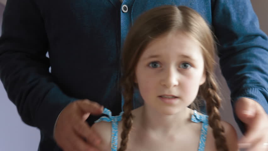 Spoiled Brat - A stroppy little girl is very disappointed in a surprise