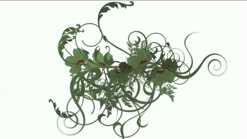 growing leaves texture 
