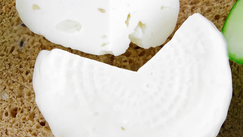 light feta and tomatoes on big white plate 1920x1080 intro motion slow hidef hd