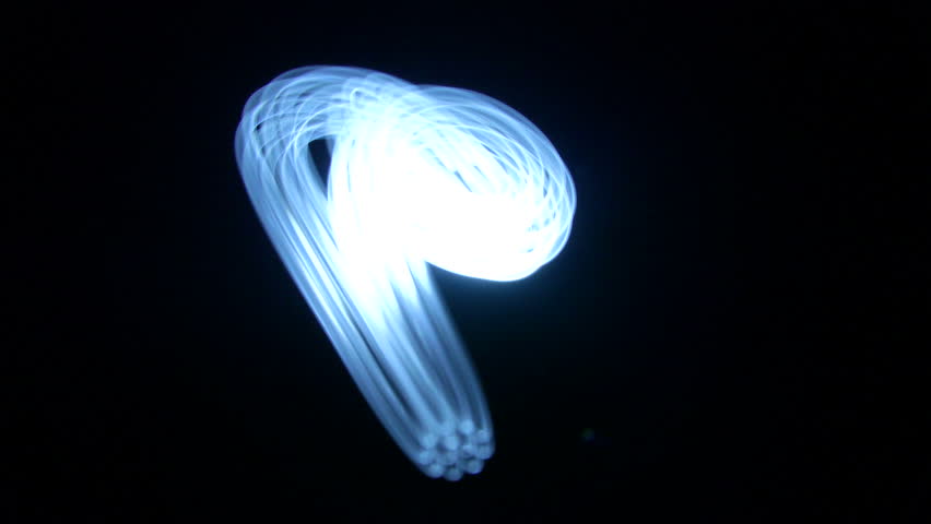 Light painted abstract line